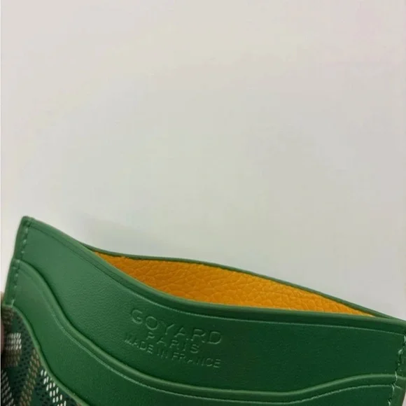 Goyard Green Card Holder - Brand New w/ Box - Picture 3 of 6